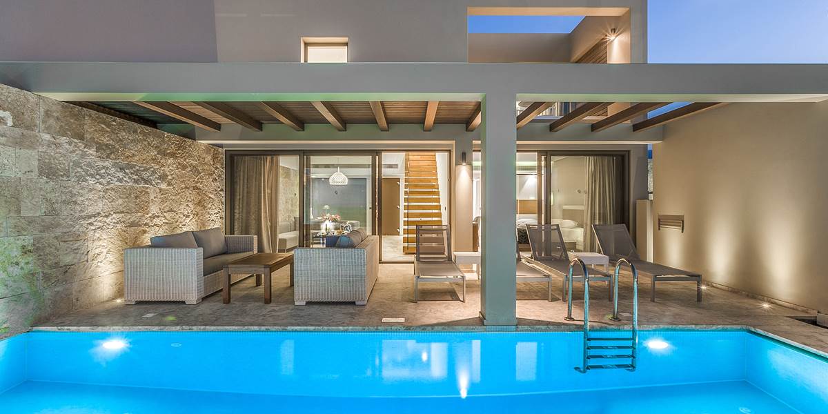 MAISONNETTE PRÉSIDENTIELLE AVEC VUE SUR LA MER ET PISCINE PRIVÉE