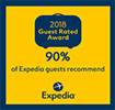 Expedia Guest Rated Award 2018 